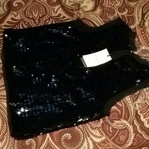 New sequined top